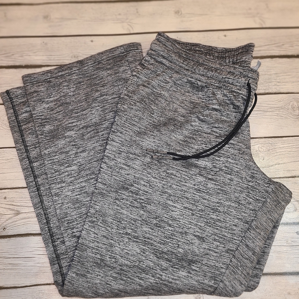 Under Armour Sweatpants Women's XXL Gray Loose ColdGear Drawstring UA Logo